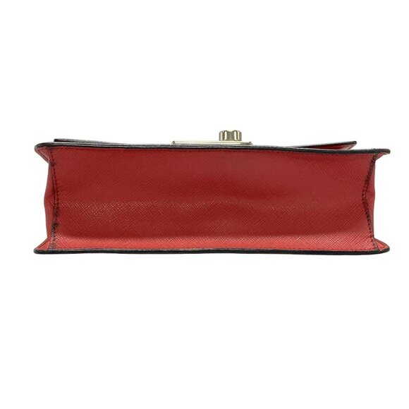 Auth PRADA - 1BD034 Red Leather Shoulder Bag - Picture 5 of 16